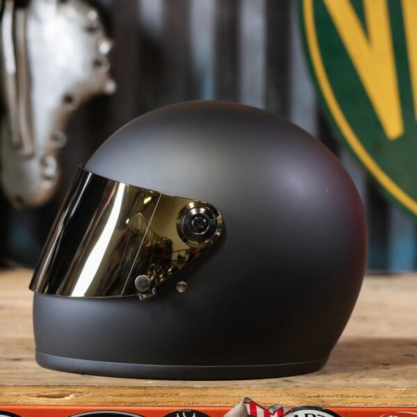 Gringo S Flat Shield - Gold Mirror