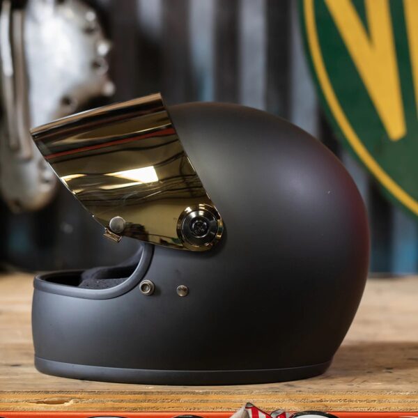Gringo S Flat Shield - Gold Mirror
