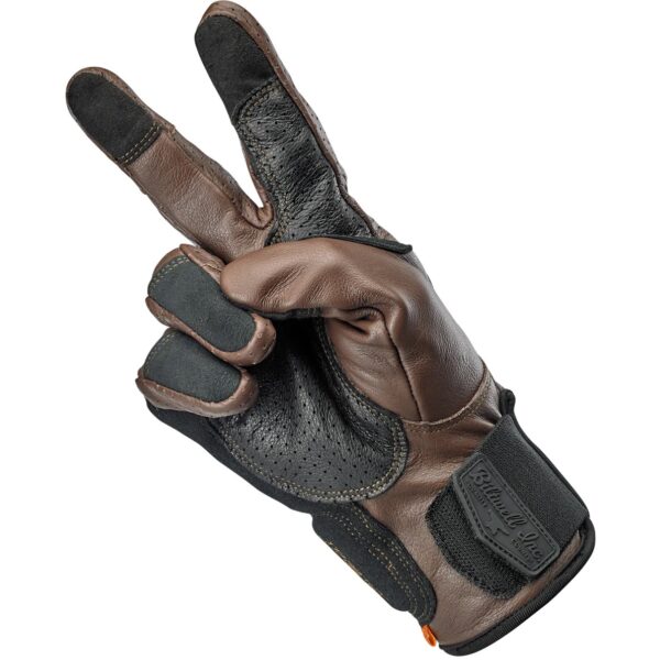 Biltwell Borrego Gloves - Chocolate Black