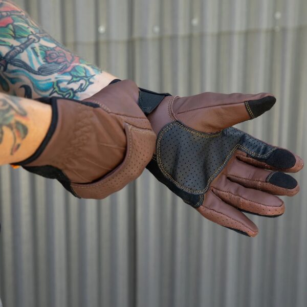 Biltwell Borrego Gloves - Chocolate Black