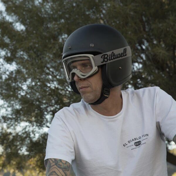 Biltwell Moto 2.0 Goggle - Script Titanium