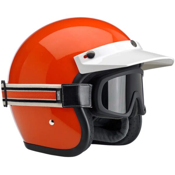 Biltwell Overland 2.0 Goggle - Racer Black Cream Orange