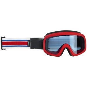 Biltwell Overland 2.0 Goggle - Racer Red White Blue