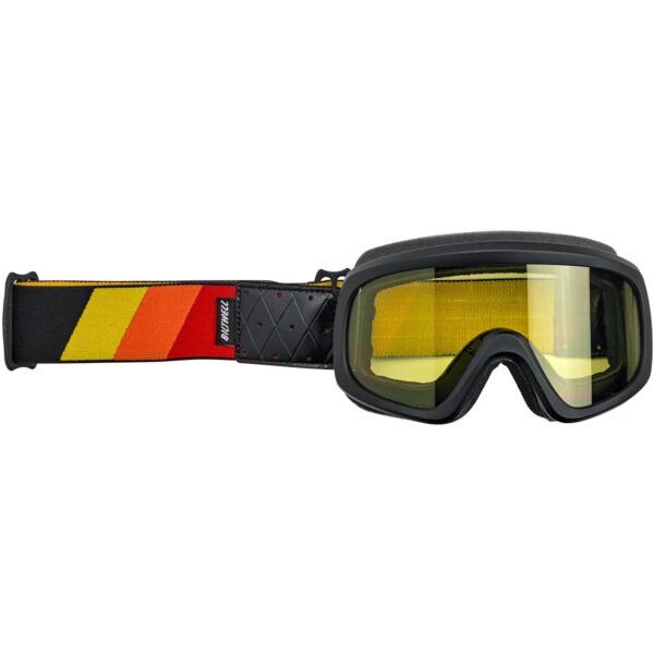 Overland 2.0 Goggles - Tri Stripe - Red Yellow Orange - RYO