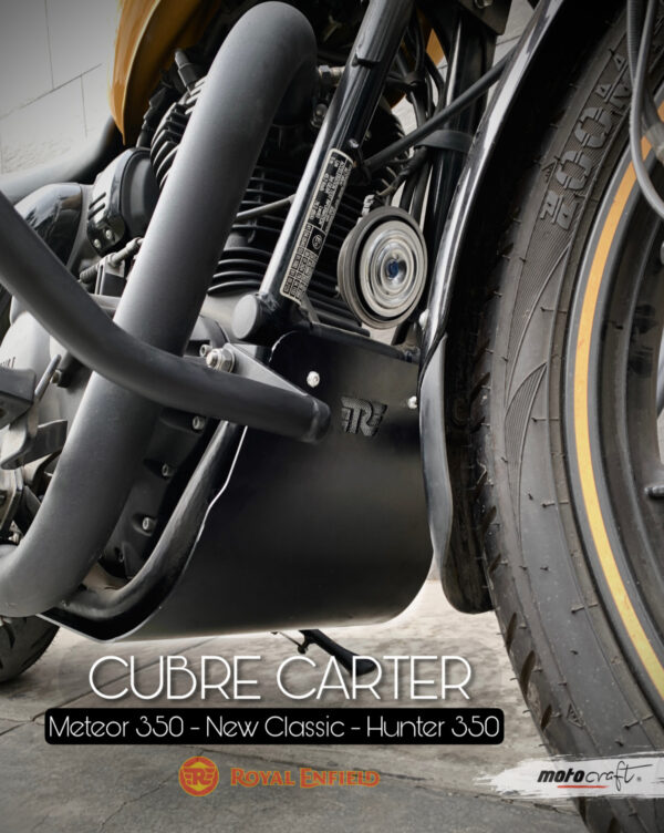 Royal Enfield - Cubre Carter - Engine Shield (Meteor 350, New Classic 350, Hunter 350) - Imagen 10