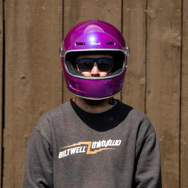 Biltwell Gringo SV - Metallic Grape, Uva Metalico, Casco Vintage