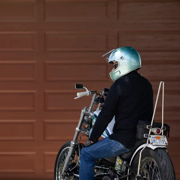 Biltwell Gringo SV - Metallic Sea Foam, Verde agua Metalico, Casco Vintage