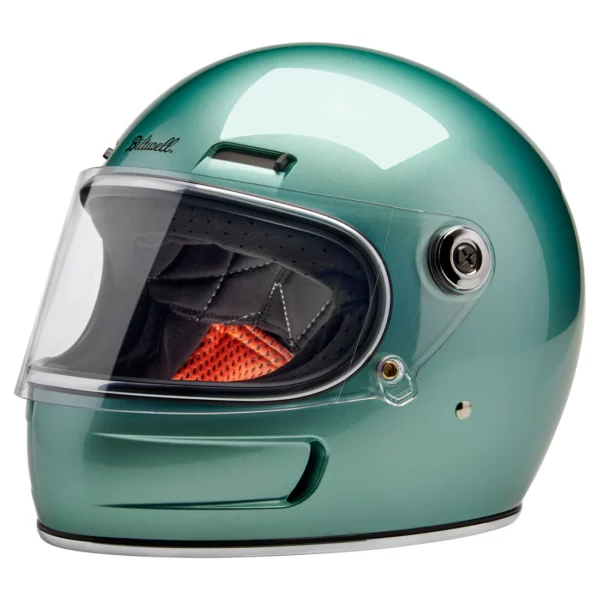 Biltwell Gringo SV - Metallic Sea Foam, Verde agua Metalico, Casco Vintage
