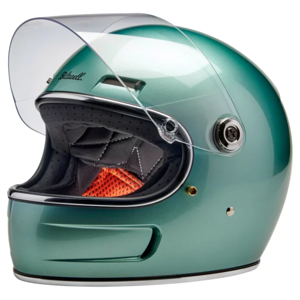 Biltwell Gringo SV - Metallic Sea Foam, Verde agua Metalico, Casco Vintage