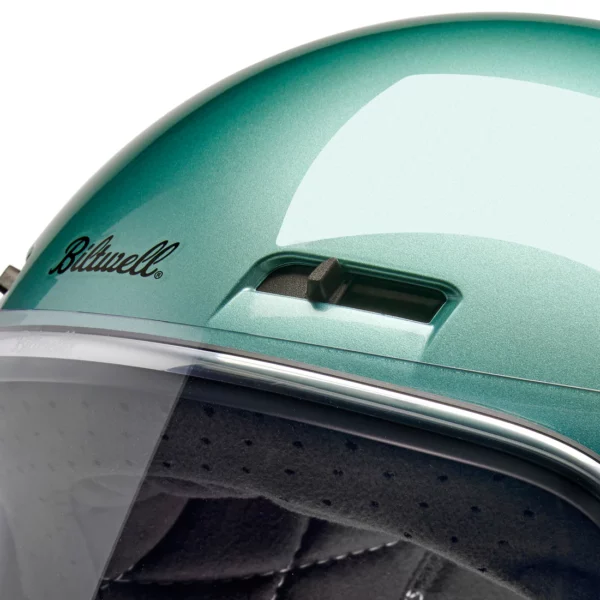 Biltwell Gringo SV - Metallic Sea Foam, Verde agua Metalico, Casco Vintage