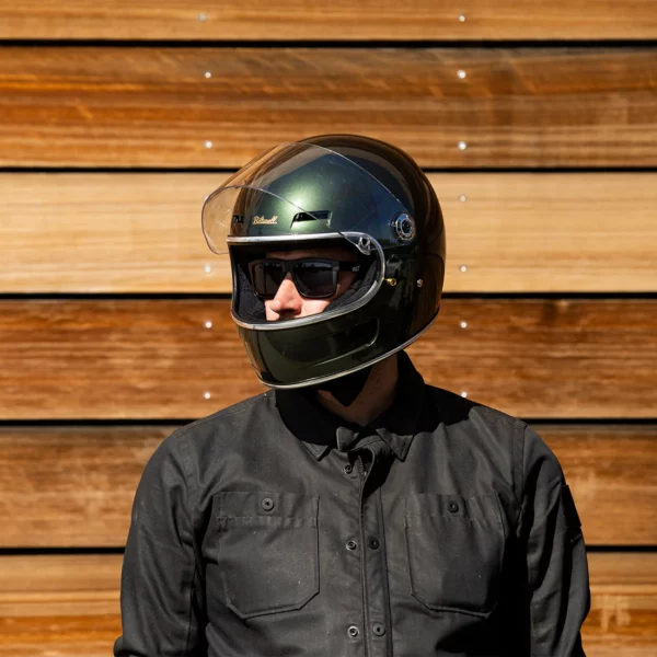 Biltwell Gringo SV - Metallic Sierra Green, Casco Vintage