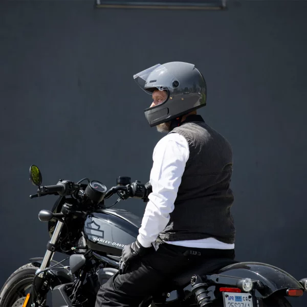 Biltwell Gringo SV - Gloss Storm Grey - Gris Tormenta Brillante