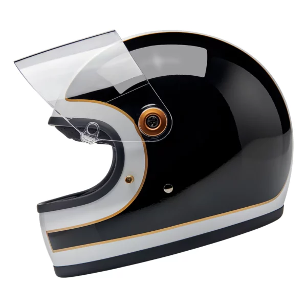 Biltwell-Gringo S 2206 - Gloss White Gloss Black Tracker-casco-vintage-Biltwell