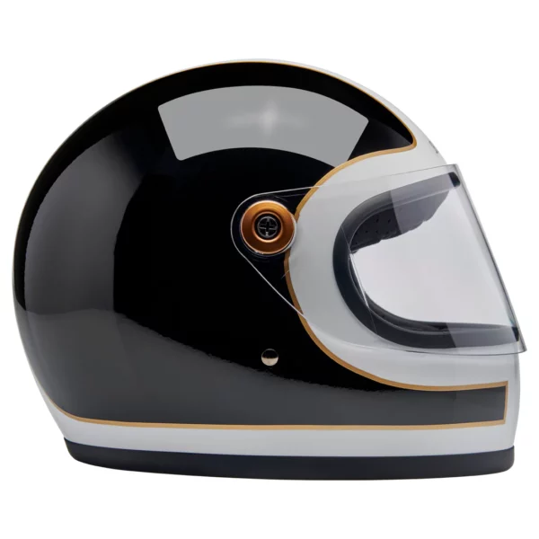 Biltwell-Gringo S 2206 - Gloss White Gloss Black Tracker-casco-vintage-Biltwell