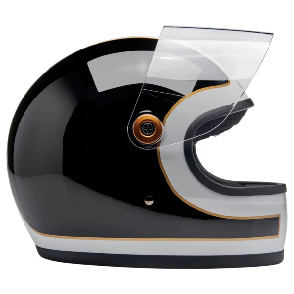 Biltwell-Gringo S 2206 - Gloss White Gloss Black Tracker-casco-vintage-Biltwell