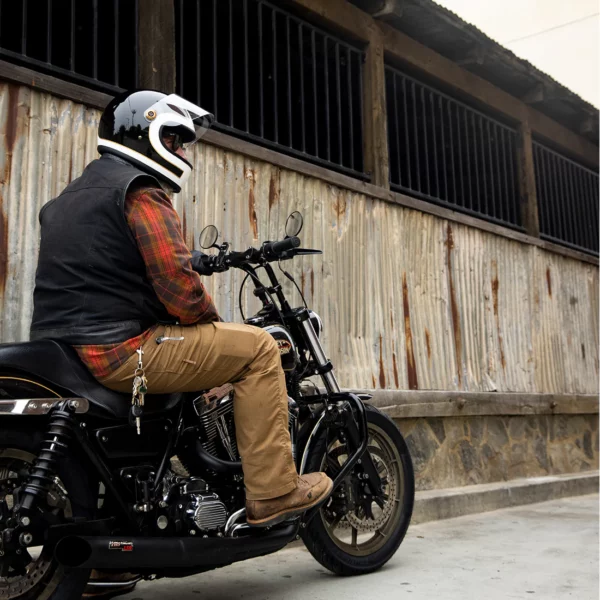 Biltwell-Gringo S 2206 - Gloss White Gloss Black Tracker-casco-vintage-Biltwell