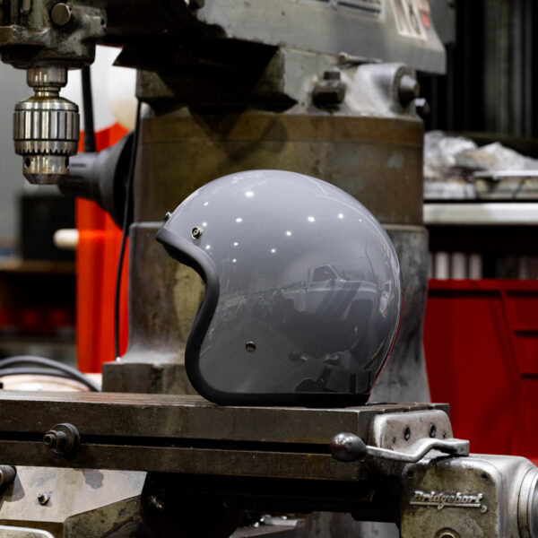 Casco Vintage Biltwell Bonanza - Gloss Storm Grey