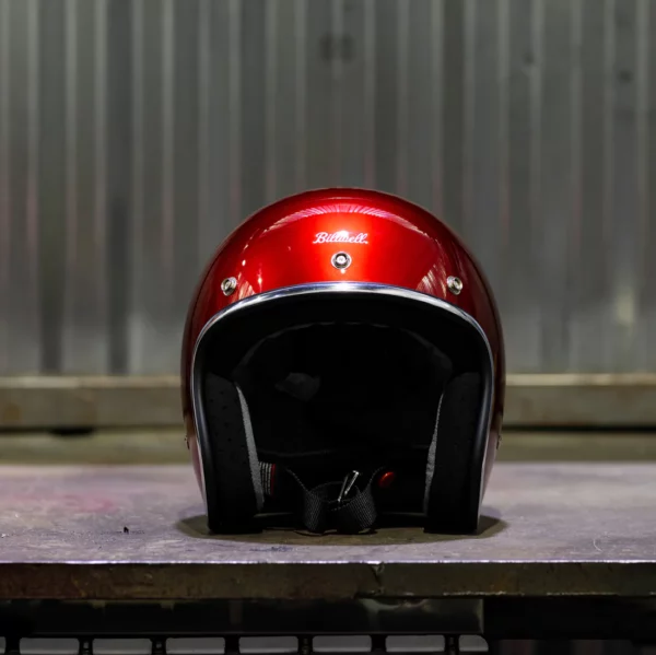 Casco Vintage Biltwell Bonanza - Metallic Cherry Red