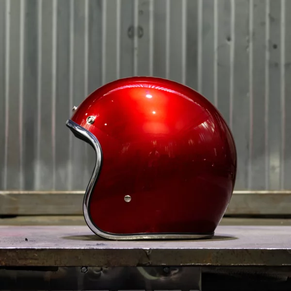 Casco Vintage Biltwell Bonanza - Metallic Cherry Red