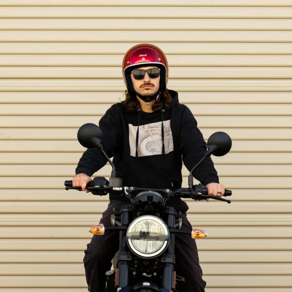 Casco Vintage Biltwell Bonanza - Metallic Cherry Red
