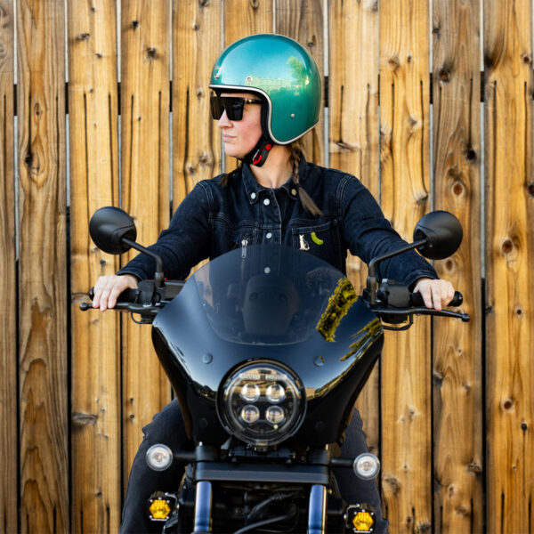 Casco Vintage Biltwell Bonanza - Metallic Catalina