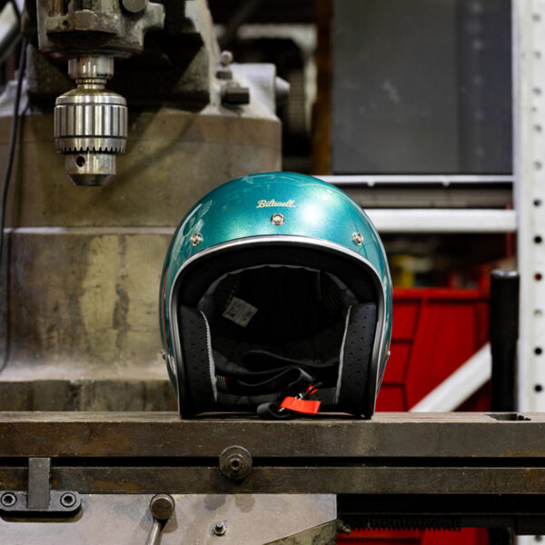 Casco Vintage Biltwell Bonanza - Metallic Catalina