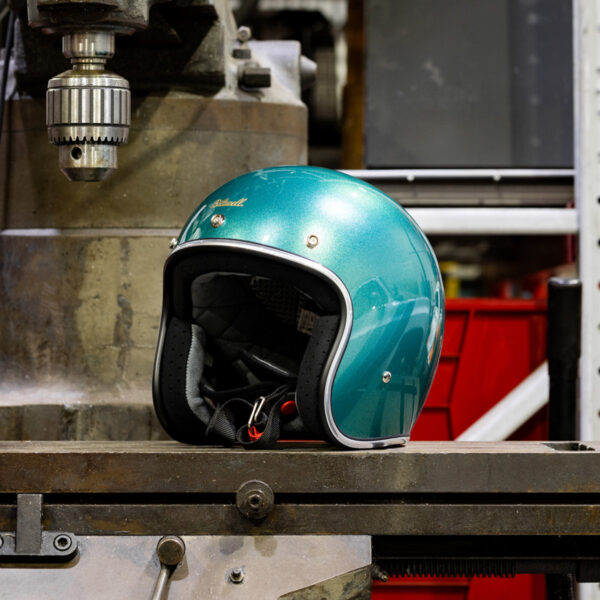 Casco Vintage Biltwell Bonanza - Metallic Catalina