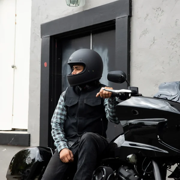 Casco Vintage Biltwell GRINGO ( ECE 22.06) - Flat Black