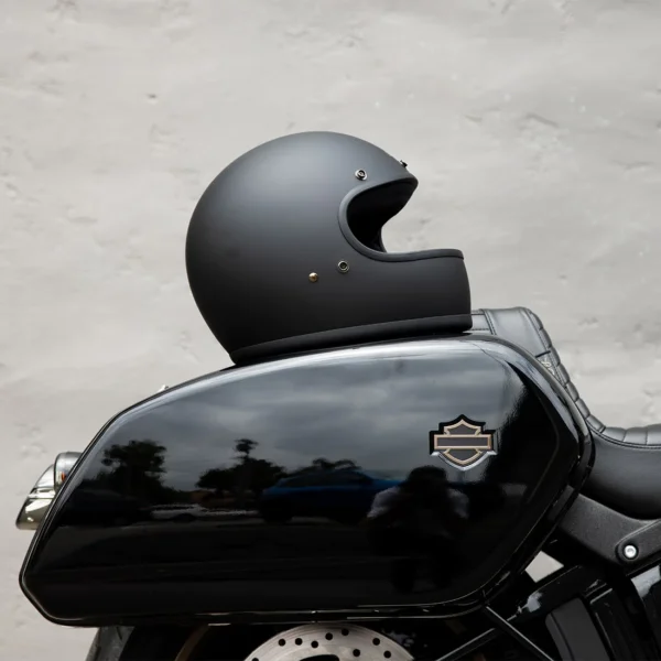 Casco Vintage Biltwell GRINGO ( ECE 22.06) - Flat Black