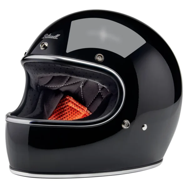 Casco Vintage Biltwell GRINGO ( ECE 22.06) - Gloss Black