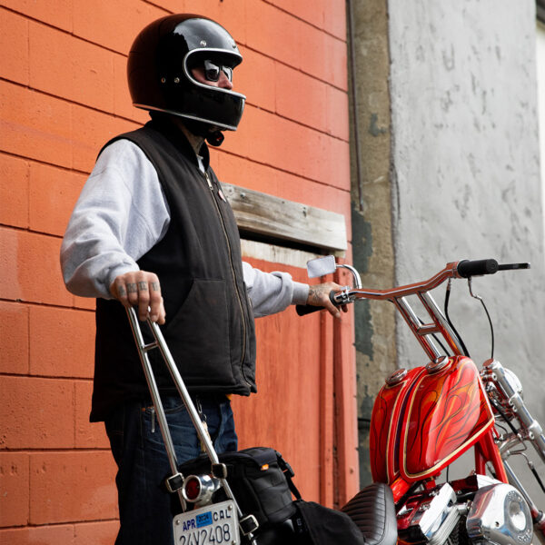 Casco Vintage Biltwell GRINGO ( ECE 22.06) - Gloss Black