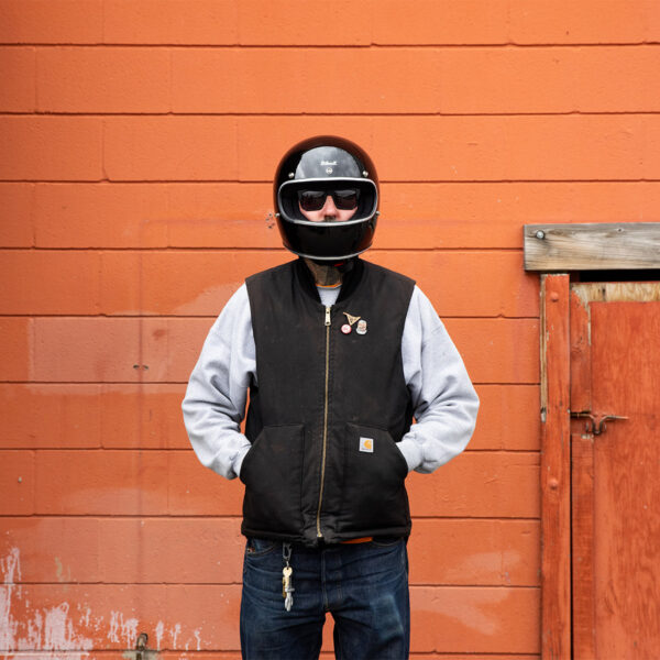 Casco Vintage Biltwell GRINGO ( ECE 22.06) - Gloss Black