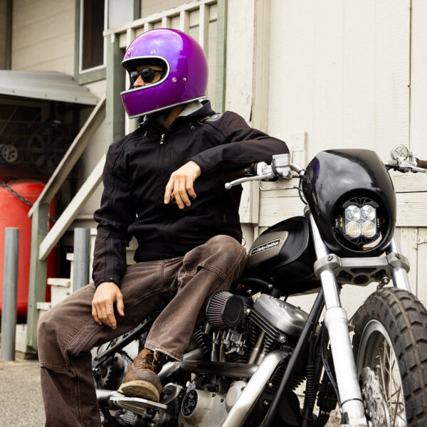 Casco Vintage Biltwell GRINGO ( ECE 22.06) - Metallic Grape
