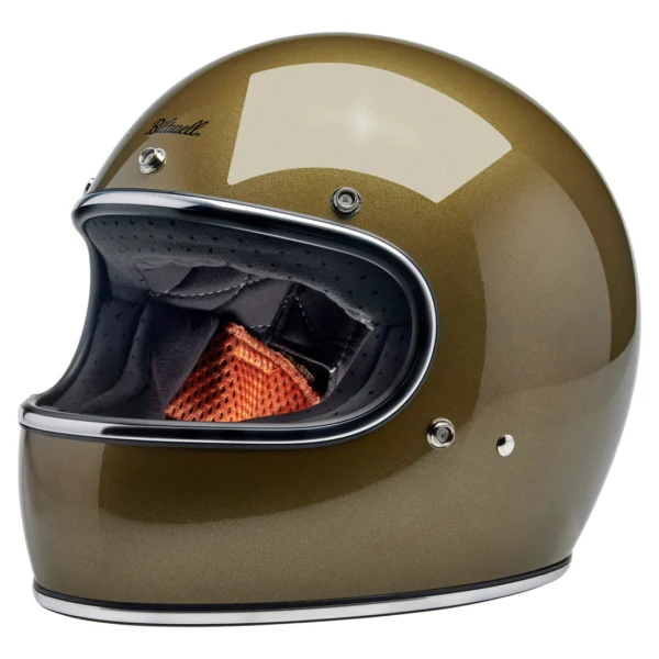 Casco Vintage Biltwell GRINGO ( ECE 22.06) - Ugly Gold Metallic