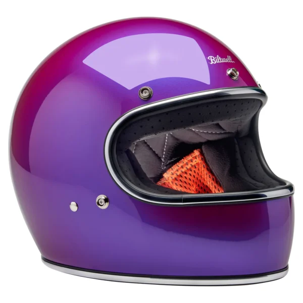 Casco Vintage Biltwell GRINGO ( ECE 22.06) - Metallic Grape