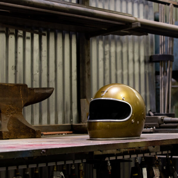 Casco Vintage Biltwell GRINGO ( ECE 22.06) - Ugly Gold Metallic