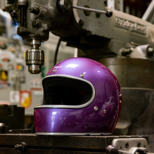 Casco Vintage Biltwell GRINGO ( ECE 22.06) - Metallic Grape