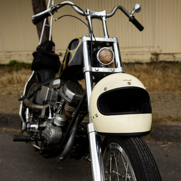 Casco Vintage Biltwell GRINGO ( ECE 22.06) - Vintage White