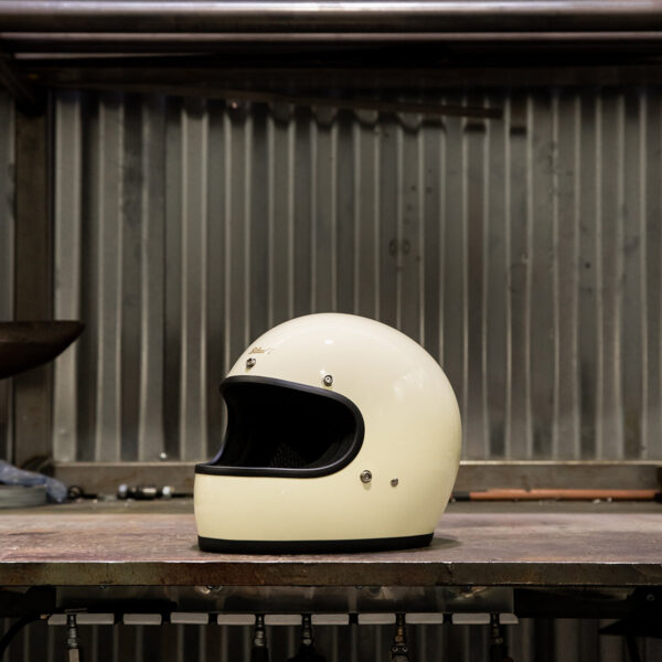 Casco Vintage Biltwell GRINGO ( ECE 22.06) - Vintage White