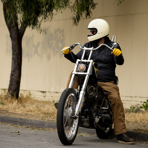 Casco Vintage Biltwell GRINGO ( ECE 22.06) - Vintage White