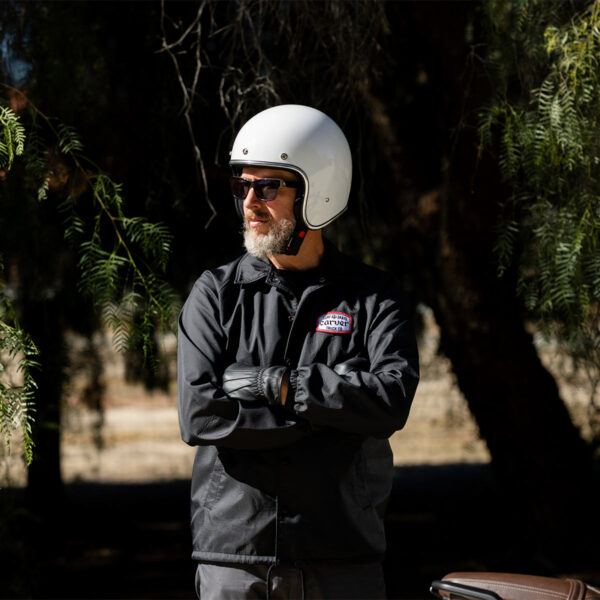 Casco Vintage Biltwell Bonanza - Gloss White