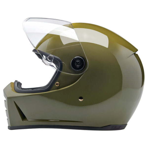 Lane Splitter ECE R22.06 - Gloss Olive Green - Imagen 9