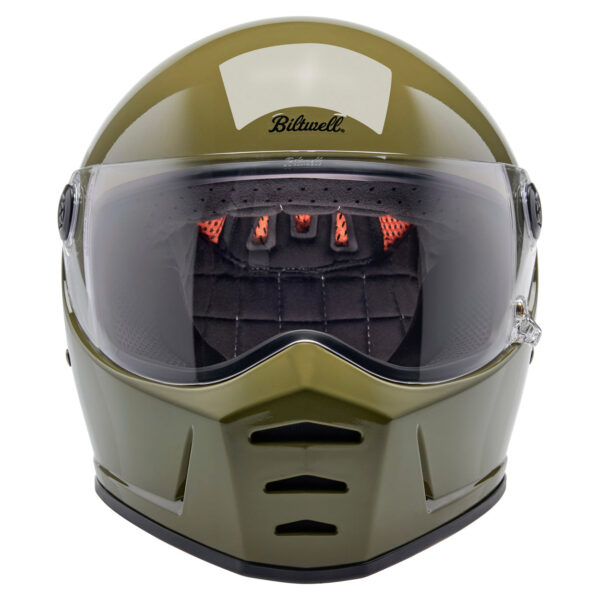 Lane Splitter ECE R22.06 - Gloss Olive Green - Imagen 11