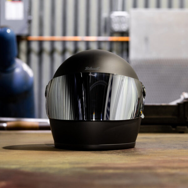 Visor Cromado Espejos (Chrome Mirror) para Biltwell Gringo SV y Gringo S ECE R22.06