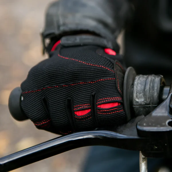 Imagen de Guante Moto Gloves de Biltwell en color Negro con Rojo