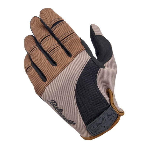Imagen de Guante Moto Gloves de Biltwell en color Coyote y Negro.
