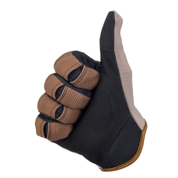 Imagen de Guante Moto Gloves de Biltwell en color Coyote y Negro.