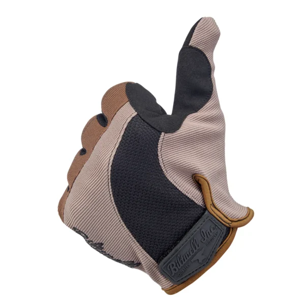 Imagen de Guante Moto Gloves de Biltwell en color Coyote y Negro.