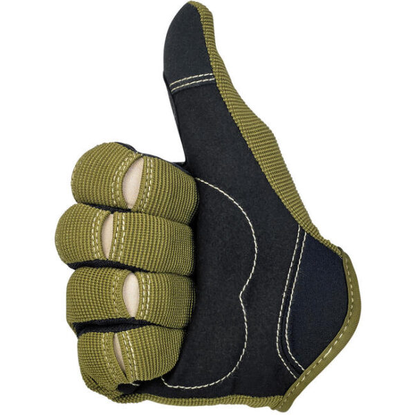 Imagen de Guante Moto Gloves de Biltwell en color Olive y Negro.