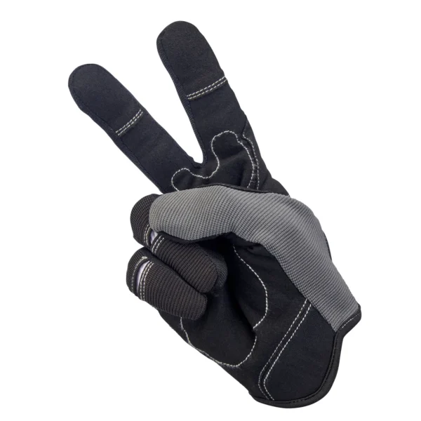 Imagen de Guante Moto Gloves de Biltwell en color Gris y Negro.